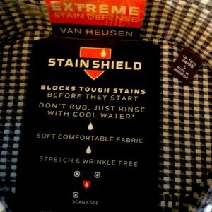 Men’s dress shirt Van Heusen 16-16 1/2. 34/35 Large Regular Fit